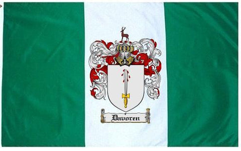 Davoren family crest coat of arms flag