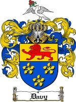 Davy coat of arms family crest download