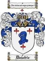 Dawbie coat of arms family crest download