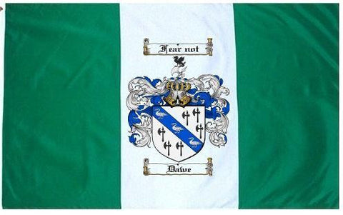 Dawe family crest coat of arms flag