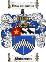 Daweson coat of arms family crest download