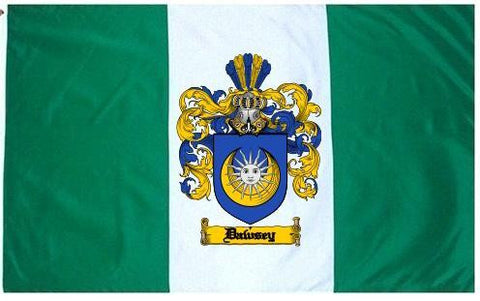 Dawsey family crest coat of arms flag