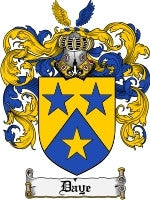 Daye coat of arms family crest download