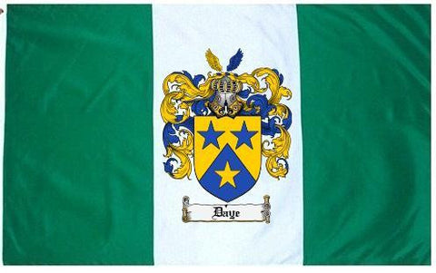 Daye family crest coat of arms flag