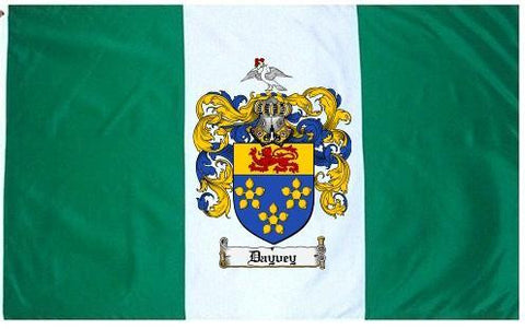 Dayvey family crest coat of arms flag