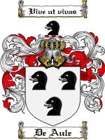 De'Aule coat of arms family crest download