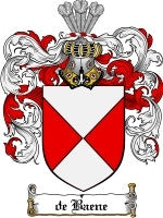 De'Baene coat of arms family crest download