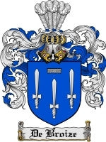 De'Broize coat of arms family crest download