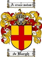 De'Burgh coat of arms family crest download