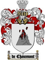 De'Chaumont coat of arms family crest download