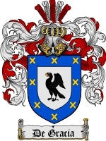 De'Gracia coat of arms family crest download