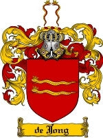 De'Jong coat of arms family crest download