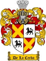 De'La'Cerda coat of arms family crest download