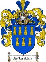 De'La'Llata coat of arms family crest download