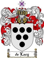 De'Lacy coat of arms family crest download
