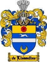 De'Liesseline coat of arms family crest download