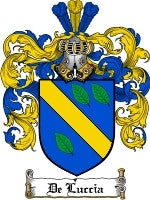 De'Luccia coat of arms family crest download