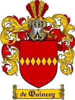 De'Quincey coat of arms family crest download