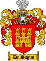 De'Sagun coat of arms family crest download