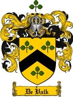 De'Valk coat of arms family crest download