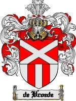De'Vroede coat of arms family crest download