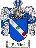 De'Witt coat of arms family crest download