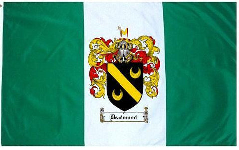 Deadmond family crest coat of arms flag