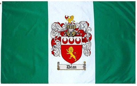 Dean family crest coat of arms flag