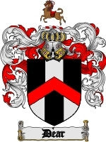 Dear coat of arms family crest download