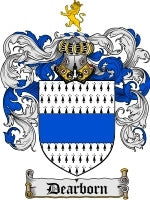 Dearborn coat of arms family crest download