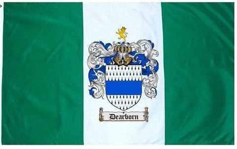 Dearborn family crest coat of arms flag