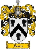 Dearle coat of arms family crest download