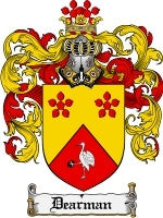 Dearman coat of arms family crest download