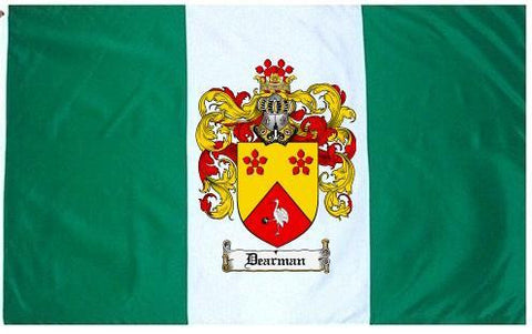 Dearman family crest coat of arms flag