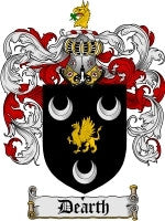 Dearth coat of arms family crest download