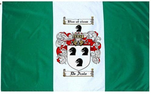 Deaule family crest coat of arms flag