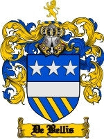 Debellis coat of arms family crest download
