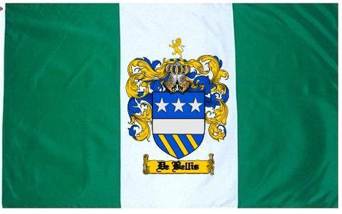 Debellis family crest coat of arms flag