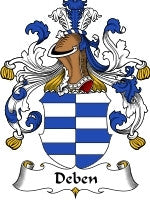 Deben coat of arms family crest download