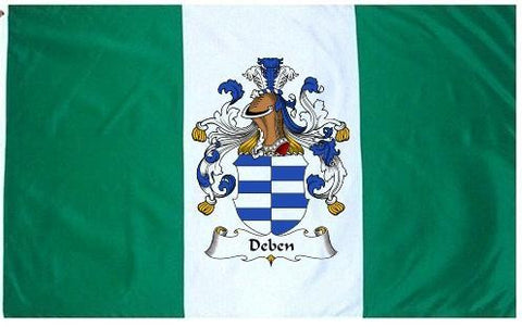 Deben family crest coat of arms flag