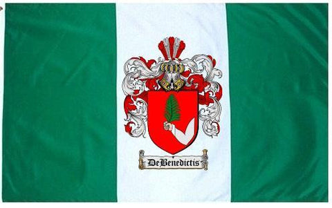 Debenedictis family crest coat of arms flag
