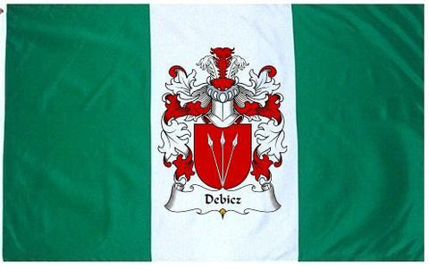 Debicz family crest coat of arms flag