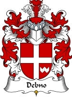 Debno coat of arms family crest download