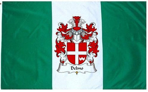 Debno family crest coat of arms flag