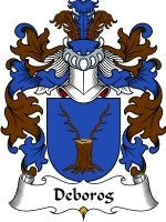 Deborog coat of arms family crest download