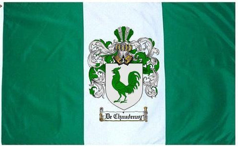 Dechaudenay family crest coat of arms flag