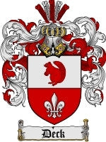 Deck coat of arms family crest download