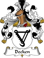 Decken coat of arms family crest download