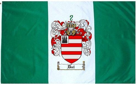Deel family crest coat of arms flag