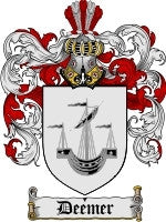 Deemer coat of arms family crest download